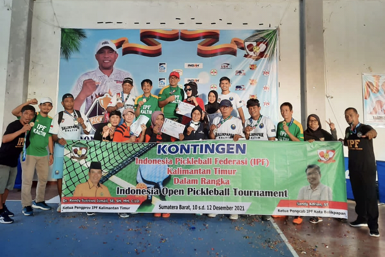 Kaltim Sabet Dua Emas Di Kejuaraan Pickleball Open Nasional Padang