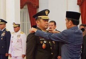 Dilantik Presiden Jokowi Sebagai KASAD Maruli Simanjuntak Naik Jadi