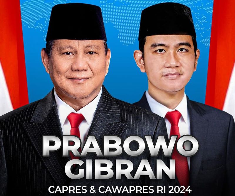 Resmi Prabowo Umumkan Gibran Sebagai Cawapres